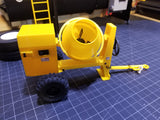 Miniature Portable Cement Mixer Tag Along at 1/14 Scale
