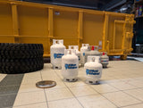 Miniature Set of Two (2) Propane Tanks at 1/14th or 1/10th scale!