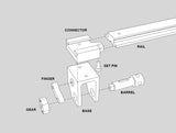Truck/Trailer Straps, Winches, and Rail System at 1:14 Scale