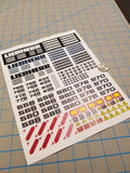Liebherr Construction Decals for 1:12/1:14/1:16 Scale