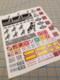 New Mack Semi Tractor Truck Decals for 1:12/1:14/16 Scale