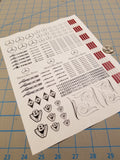 New Mercedes Semi Tractor Truck Decals for 1:12/1:14/16 Scale