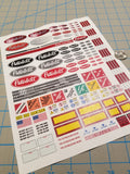 New Peterbilt Semi Tractor Truck Decals for 1:12/1:14/16 Scale