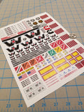 New Western Star Semi Tractor Truck Decals for 1:12/1:14/16 Scale