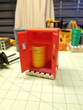 Miniature Flammables Cabinet at 1:14 Scale