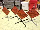 Miniature Construction Signs at 1:14 Scale (Set of 4)