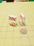 Miniature Safety Folding Barricades (Set of 2)