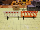 Miniature Safety Pedestrian Barricades (Set of 2)
