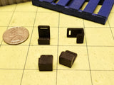 Miniature Flat Hooks and Hook Rings at 1:14 Scale