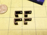 Miniature Flat Hooks and Hook Rings at 1:14 Scale