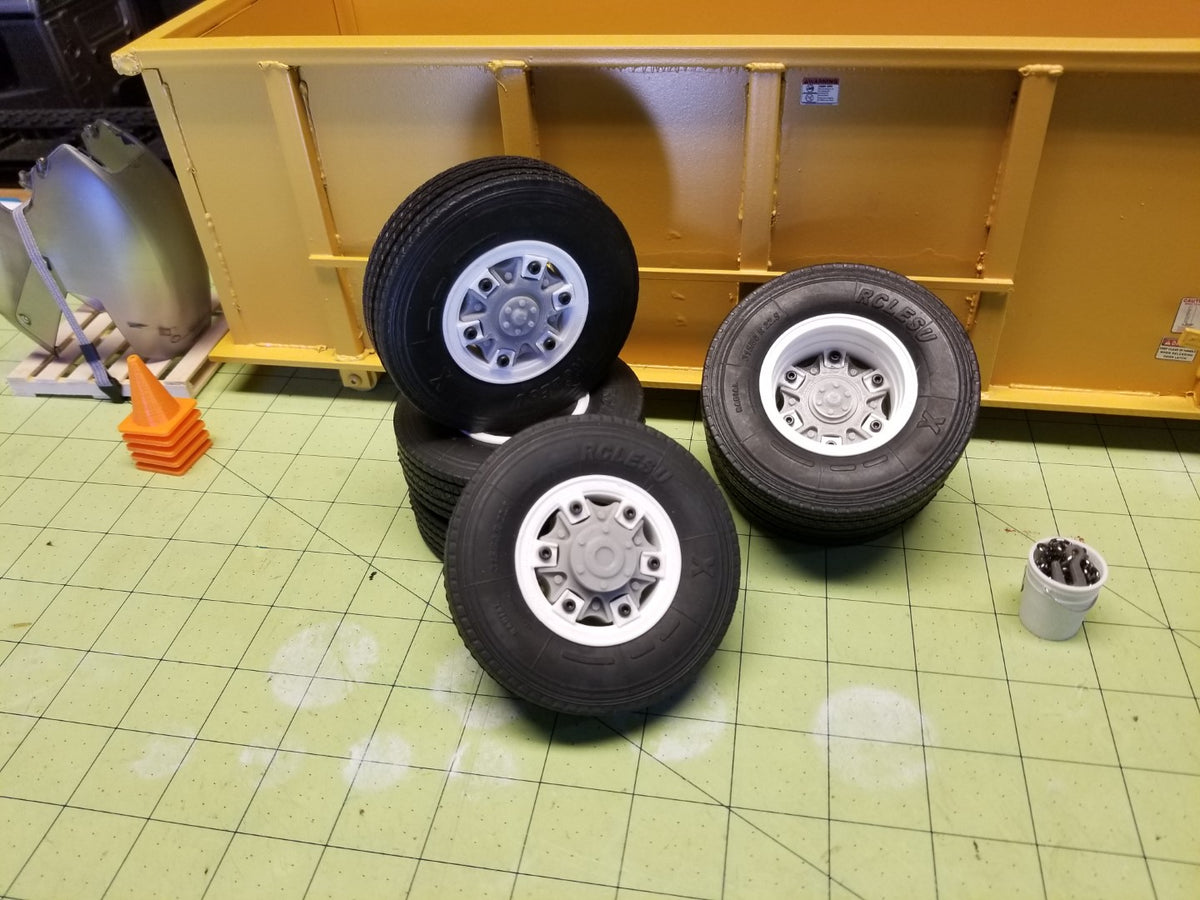 Trilex Style Modern Wheels For 114th Scale Semi Trucks Arc Tec Shop 3189