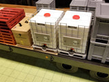 Miniature 275g IBC Tote at 1:14 Scale for RC Construction and Truck Cargo