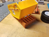 8-yard and 4-yard Construction Skip Dumpsters at 1:14 Scale