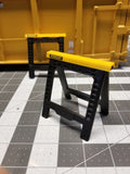 Miniature Set of Two (2) Scale Folding Sawhorses