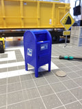 Miniature Mail Collection Box at 1:10 or 1:14 Scale