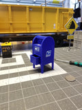 Miniature Mail Collection Box at 1:10 or 1:14 Scale