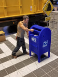 Miniature Mail Collection Box at 1:10 or 1:14 Scale