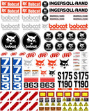 Bobcat Construction Decals for 1:12/1:14/1:16 Scale