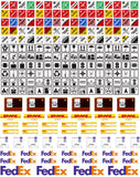 Cargo Markings Decals for 1:12/1:14/1:16 Scale