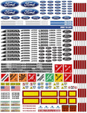 New Ford Semi Tractor Truck Decals for 1:12/1:14/16 Scale