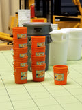 Set of four (4) 5-Gallon Buckets at 1:10 Scale