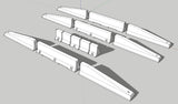 Digital Jersey Vehicle and Construction Barriers at 1/14th Scale (STL Format)