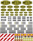 Meiller Kipper Construction Decals for 1:12/1:14/1:16 Scale