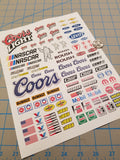 RC Racing-03 Decal Set for 1:8/1:10/1:12 Scale Vehicles