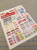 RC Racing-04 Decal Set for 1:8/1:10/1:12 Scale Vehicles