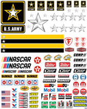 RC Racing-06 Decal Set for 1:8/1:10/1:12 Scale Vehicles