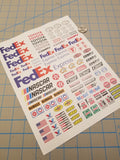 RC Racing-07 Decal Set for 1:8/1:10/1:12 Scale Vehicles