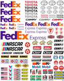 RC Racing-07 Decal Set for 1:8/1:10/1:12 Scale Vehicles