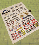 RC Racing-08 Decal Set for 1:8/1:10/1:12 Scale Vehicles