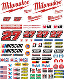 RC Racing-09 Decal Set for 1:8/1:10/1:12 Scale Vehicles