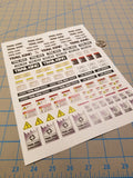 New Trail King Trailer Decals for 1:12/1:14/16 Scale