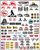 RC Crawler-03 Decal Set for 1:8/1:10/1:12 Scale Vehicles