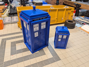 Miniature Tardis at 1:24 Scale