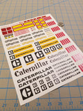 CAT Vintage Construction Decals for 1:12/1:14/1:16 Scale