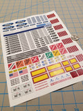 New Ford Semi Tractor Truck Decals for 1:12/1:14/16 Scale