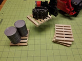 Miniature Wood Pallet 1:14 Scale (Set of 4)
