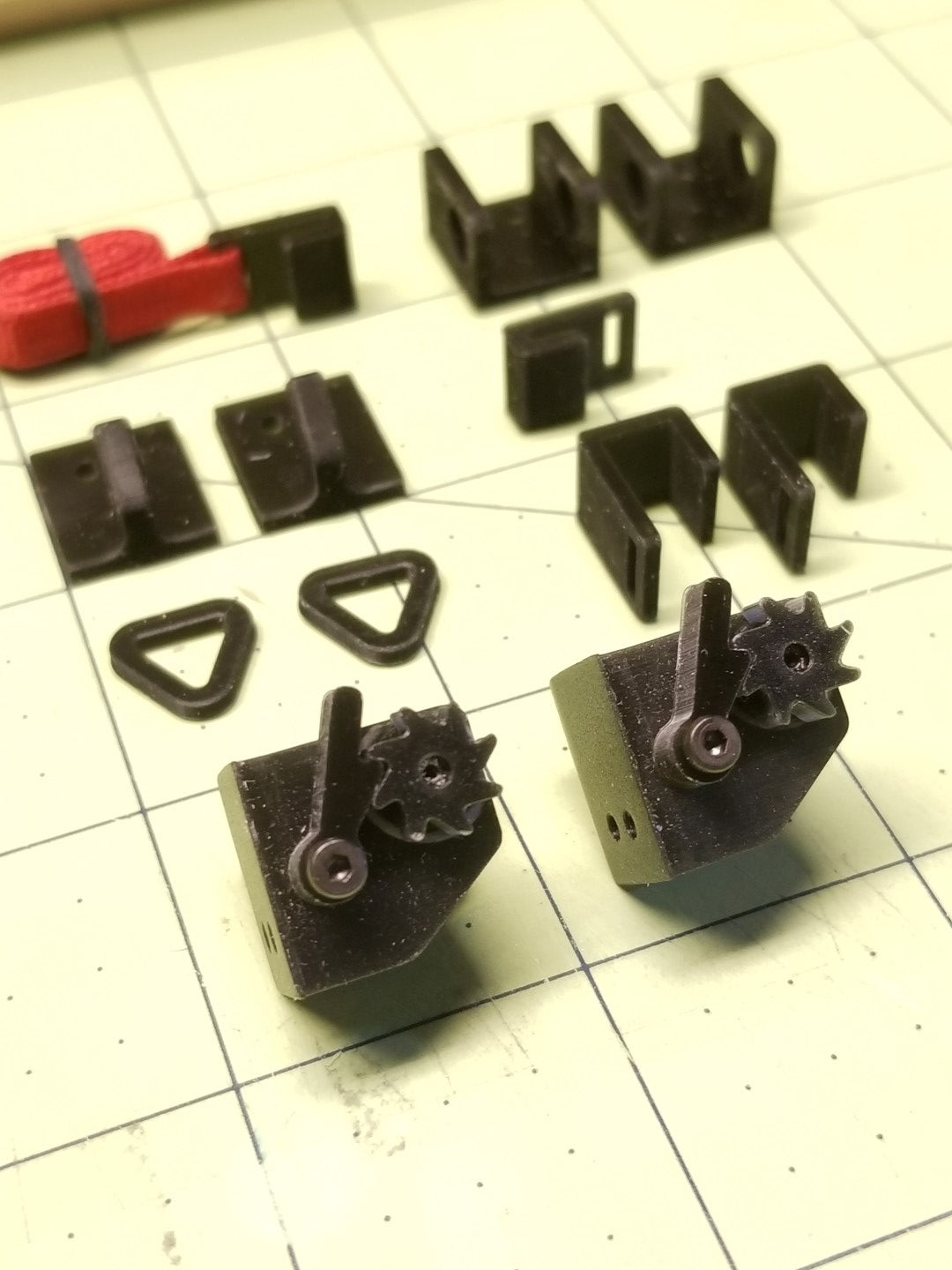 Mini Ratchet Chains & Binder Sets - 2 Sets For 1/14 Scale RC Construction Models