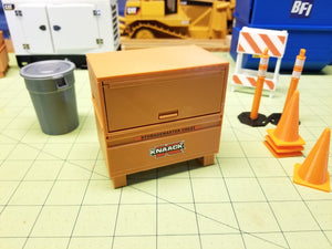 Miniature Jobsite Construction Toolboxes at 1:14 Scale