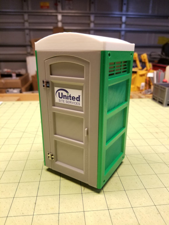 Miniature Portable Toilet at 1:14 Scale