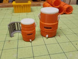 Miniature Igloo Cooler at 1:10 or 1:14 Scale
