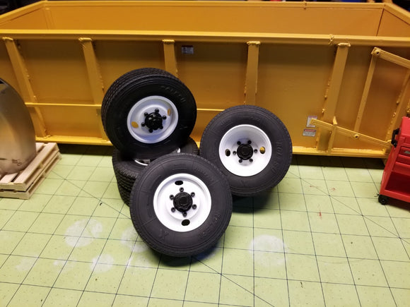 2-Hole Budd Style Wheels for 1/14th Scale Semi Trucks