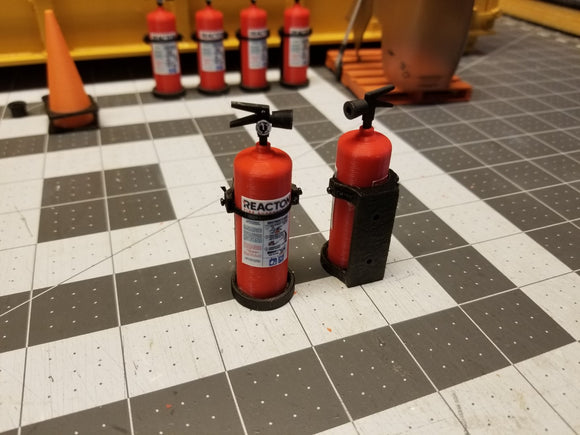 Miniature Fire Extinguisher at 1:10 or 1:14 Scale