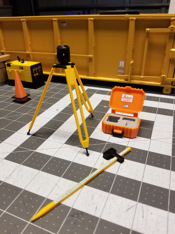 Scale Survey Equipment for RC Construction