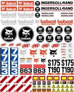 Bobcat Construction Decals for 1:12/1:14/1:16 Scale