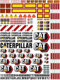 Caterpillar 2020 Construction Decals for 1:12/1:14/1:16 Scale