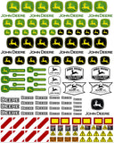 Deere Construction Decals for 1:12/1:14/1:16 Scale